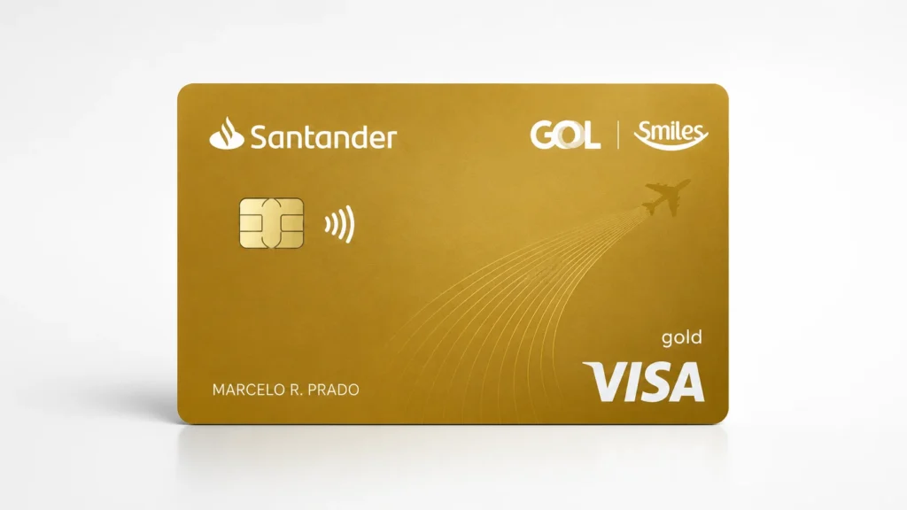 Cartão Santander GOL Smiles Gold: acumule milhas em todas as compras